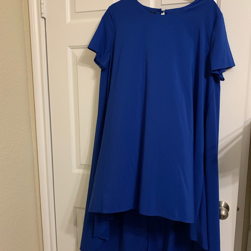 Amaryllis Cobalt Blue High Low Tunic/Dress Size XL